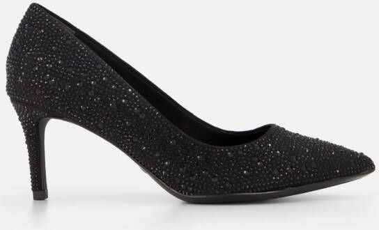 tamaris Pumps zwart Textiel