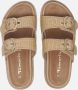 Tamaris Raffia Slippers beige Textiel Dames - Thumbnail 4