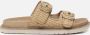 Tamaris Raffia Slippers beige Textiel Dames - Thumbnail 7
