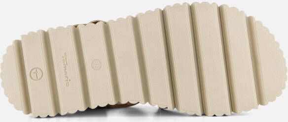 tamaris Sandalen beige Leer