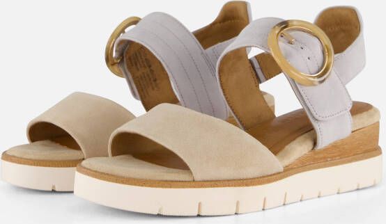 tamaris Sandalen beige Leer