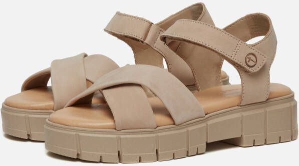 tamaris Sandalen beige Nubuck