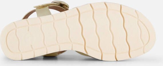 tamaris Sandalen goud Leer