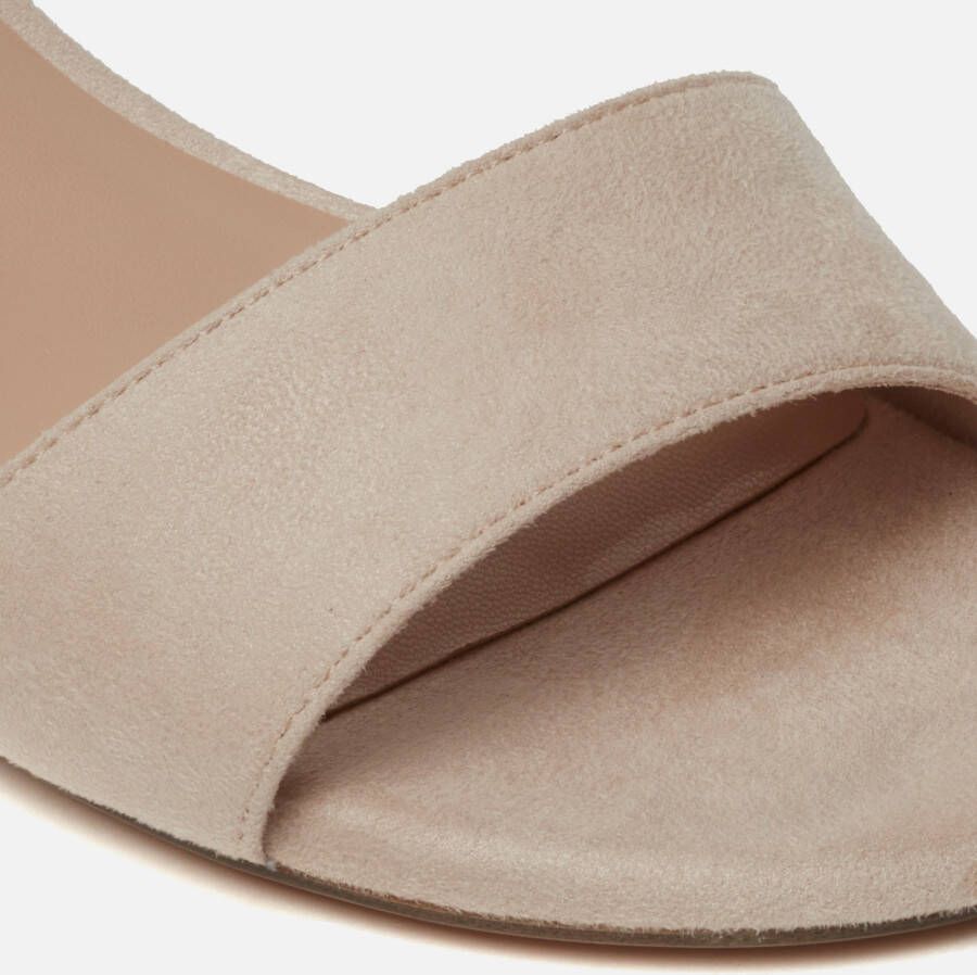 tamaris Sandalen met hak beige Textiel