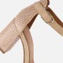 Tamaris Sandalen met hak beige Textiel Dames - Thumbnail 9