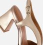 Tamaris Sandalen met hak brons Leer Dames - Thumbnail 8