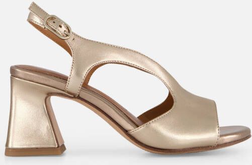 tamaris Sandalen met hak brons Leer