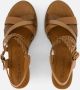 Tamaris Sandalen met hak cognac Synthetisch Dames - Thumbnail 6