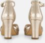 Tamaris Metallic Gouden Vegan Sandalette met 7 5 cm Hak Yellow Dames - Thumbnail 9