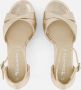 Tamaris Metallic Gouden Vegan Sandalette met 7 5 cm Hak Yellow Dames - Thumbnail 10