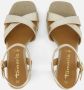 Tamaris Elegante Metallic Vegan Sandalette Yellow Dames - Thumbnail 7