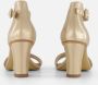 Tamaris Metallic Gouden Sandalette Feest Hakken Yellow - Thumbnail 10