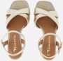Tamaris Sandalen met hak goud Textiel Dames - Thumbnail 8