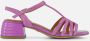 Tamaris Elegante paarse sandalette met trendy hak Purple Dames - Thumbnail 9