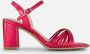 Tamaris Sandalen met hak roze Synthetisch Dames - Thumbnail 9