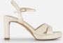 Tamaris Champagne Sandalette met 7 5 cm Hak Beige Dames - Thumbnail 9