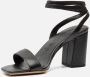 Tamaris Zwarte elegante open sandalen Zwart Dames - Thumbnail 5