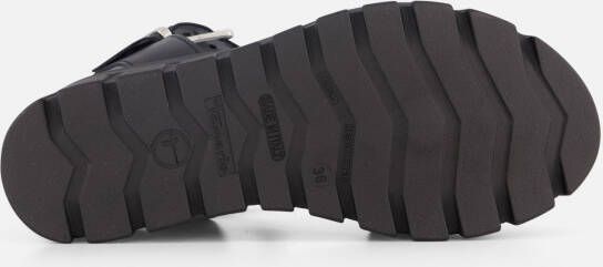 tamaris Sandalen met hak zwart Leer