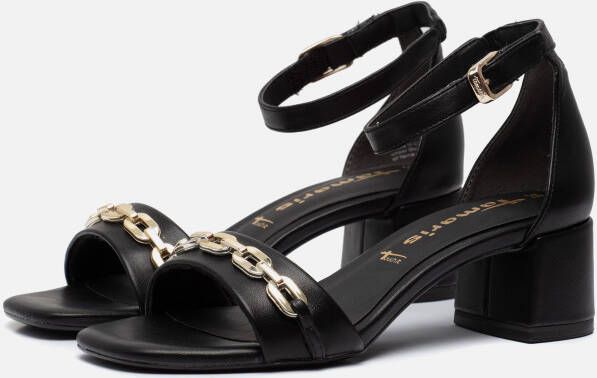 tamaris Sandalen met hak zwart Synthetisch