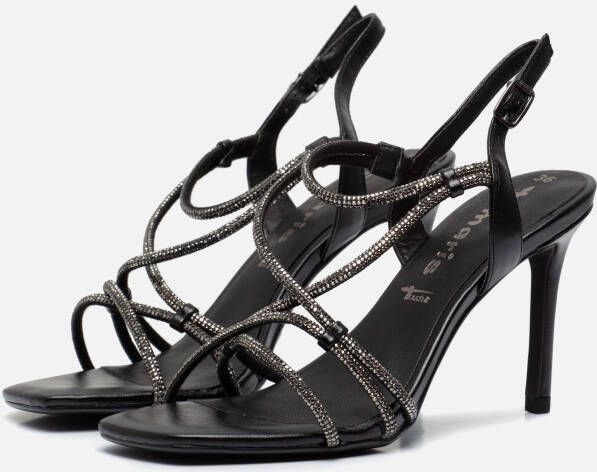 tamaris Sandalen met hak zwart Synthetisch