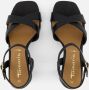 Tamaris Elegante Zwarte Platte Sandalen Vrouwen Black Dames - Thumbnail 7