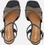Tamaris Sandalen met hak zwart Textiel Dames - Thumbnail 6