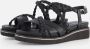 Tamaris Sandalen met sleehak zwart Imitatieleer Dames - Thumbnail 5