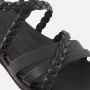 Tamaris Sandalen met sleehak zwart Imitatieleer Dames - Thumbnail 8