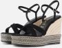 Tamaris Sandalen met sleehak zwart Leer Dames - Thumbnail 5