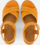 Tamaris Zomer Platte Sandalen Orange Dames - Thumbnail 9