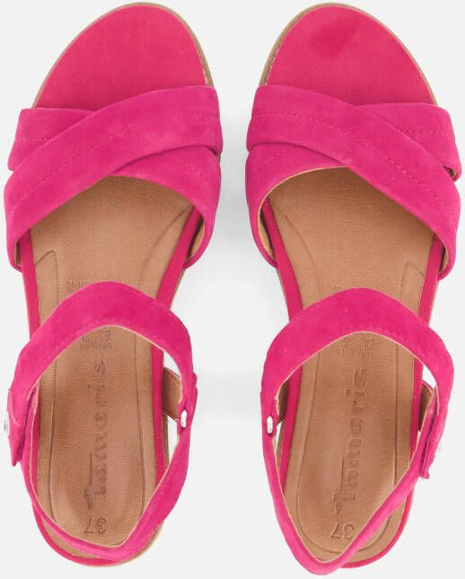 tamaris Sandalen roze Leer