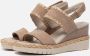 Tamaris Sandalen sleehak taupe Leer Dames - Thumbnail 9