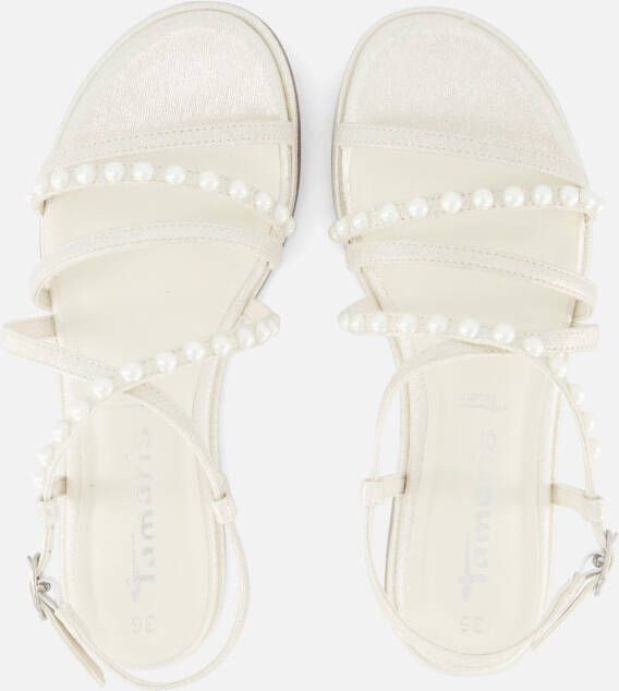 tamaris Sandalen wit Synthetisch