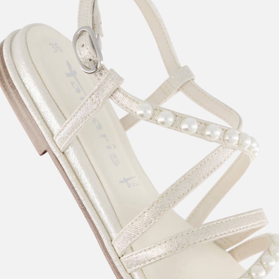 tamaris Sandalen wit Synthetisch