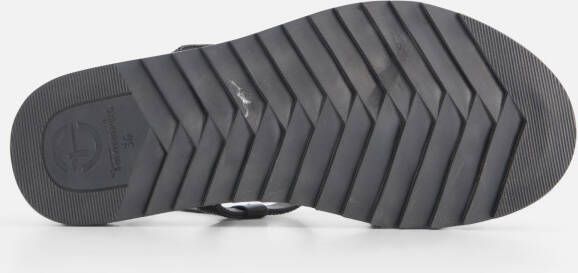 tamaris Sandalen zwart Leer