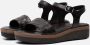 Tamaris Sandalen zwart Leer Dames - Thumbnail 12
