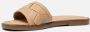 Ann Rocks Slippers bruin Synthetisch - Thumbnail 4
