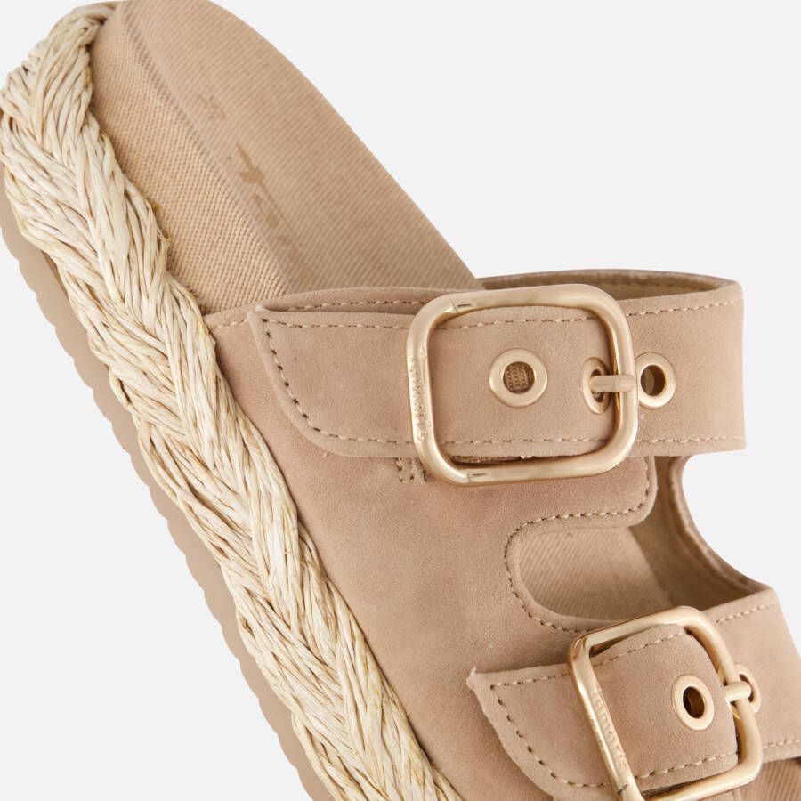 tamaris Slippers beige Leer
