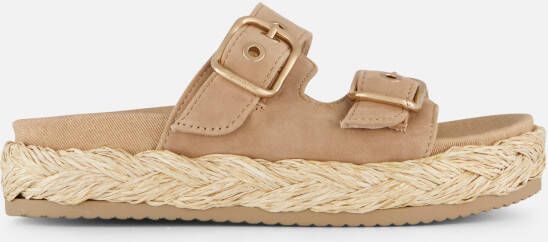 tamaris Slippers beige Leer