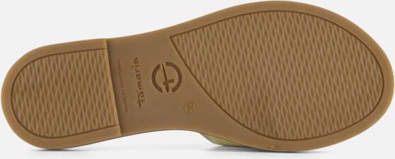 tamaris Slippers goud Leer