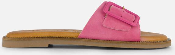 tamaris Slippers roze Leer