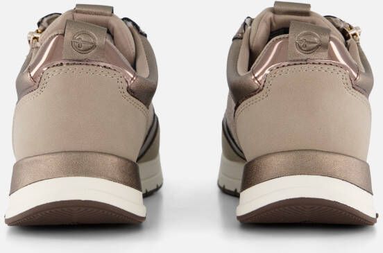 tamaris Snake Sneakers taupe Synthetisch