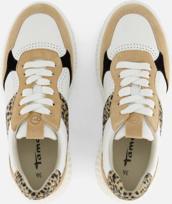 tamaris Sneakers beige Leer