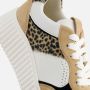 Tamaris Plateausneakers in materiaalmix vrijetijdsschoen lage schoen veterschoen - Thumbnail 6