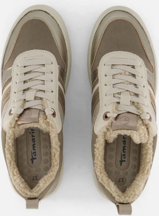 tamaris Sneakers beige Synthetisch