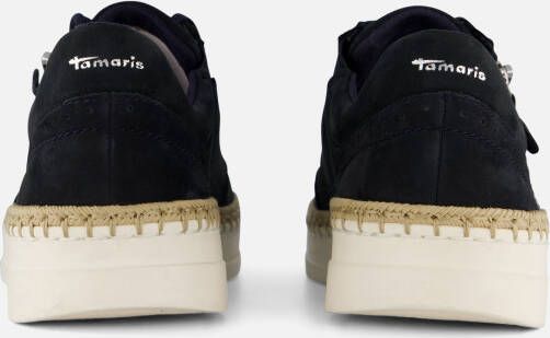 tamaris Sneakers blauw Leer