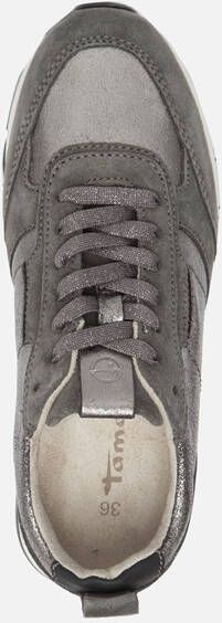tamaris Sneakers grijs Textiel