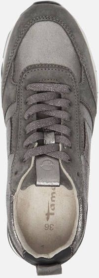 tamaris Sneakers grijs Textiel