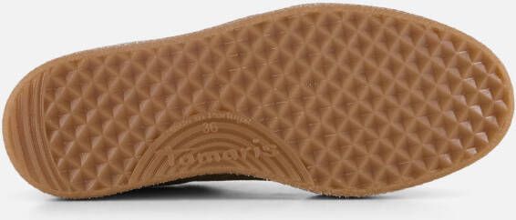 tamaris Sneakers groen Suede