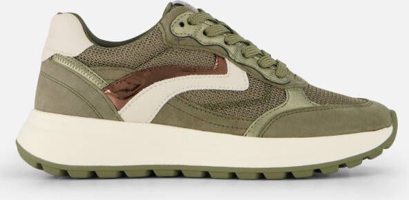 tamaris Sneakers groen Synthetisch